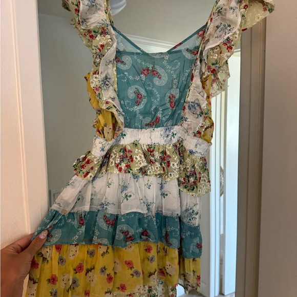 Love Shack Fancy floral mini dress! Size small, great condition! - Picture 4 of 5